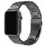 Luxusní řemínek z nerezové oceli pro Apple Watch 42mm / 41mm / 40mm / 38mm - černý