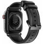DUX DUCIS kožený řemínek pro Apple Watch 42mm / 41mm / 40mm / 38mm - černý