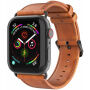 DUX DUCIS kožený řemínek pro Apple Watch 42mm / 41mm / 40mm / 38mm - hnědý