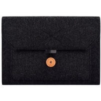 Víceúčelová filcová obálka pro iPad do 11" / MacBook do 12" - černá