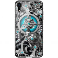 NILLKIN Spacetime kryt se skleněnou zadní stranou pro iPhone XR