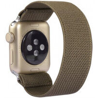 Nylonový navlékací řemínek pro Apple Watch Ultra 49mm / 46mm / 45mm / 44mm / 42mm - hnědý