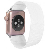 Nylonový navlékací řemínek pro Apple Watch Ultra 49mm / 46mm / 45mm / 44mm / 42mm - bílý