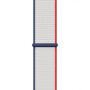 Nylonový řemínek se zapínáním na suchý zip pro Apple Watch Ultra 49mm / 46mm / 45mm / 44mm / 42mm - Francie