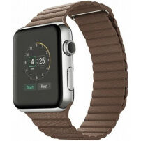 Řemínek s magnetickým upínáním pro Apple Watch Ultra 49mm / 46mm / 45mm / 44mm / 42mm - hnědý