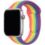 Silikonový řemínek pro Apple Watch 42mm / 41mm / 40mm / 38mm - duhový