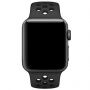 Silikonový řemínek pro Apple Watch 42mm / 41mm / 40mm / 38mm - černošedý
