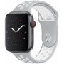 Silikonový řemínek pro Apple Watch 42mm / 41mm / 40mm / 38mm - šedobílý