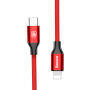 BASEUS lightning / USB-C kabel pro iPhone - 2m - červená