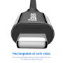 BASEUS lightning / USB-C kabel pro iPhone - 2m - černá