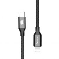 BASEUS lightning / USB-C kabel pro iPhone - 2m - černá