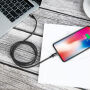 BASEUS lightning / USB-C kabel pro iPhone - 2m - černá