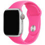 Silikonový řemínek s kratší a delší přezkou pro Apple Watch 42mm / 41mm / 40mm / 38mm - neonově růžový