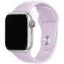 Silikonový řemínek s kratší a delší přezkou pro Apple Watch 42mm / 41mm / 40mm / 38mm - šeříkový