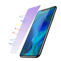 BASEUS tvrzené Anti-bluelight sklo pro iPhone XR / 11 