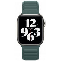 Silikonový řemínek s magnetickým upínáním pro Apple Watch 42mm / 41mm / 40mm / 38mm - petrolejový