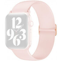 Silikonový řemínek s posuvnou přezkou pro Apple Watch 42mm / 41mm / 40mm / 38mm - růžový