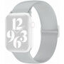 Silikonový řemínek s posuvnou přezkou pro Apple Watch Ultra 49mm / 46mm / 45mm / 44mm / 42mm - šedý
