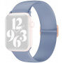 Silikonový řemínek s posuvnou přezkou pro Apple Watch Ultra 49mm / 46mm / 45mm / 44mm / 42mm - modrošedý