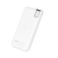 BASEUS powerbanka 10000mAh s bezdrátovým nabíjením - bílá