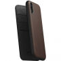 Nomad Folio Leather case pouzdro pro Apple iPhone XR - hnědé