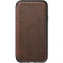 Nomad Folio Leather case pouzdro pro Apple iPhone XR - hnědé