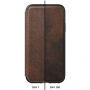 Nomad Folio Leather case pouzdro pro Apple iPhone XR - hnědé