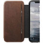 Nomad Folio Leather Tri-Fold pouzdro pro Apple iPhone XR - hnědé