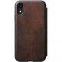 Nomad Folio Leather Tri-Fold pouzdro pro Apple iPhone XR - hnědé