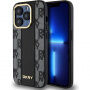 DKNY Checkered Pattern kryt s MagSafe pro iPhone 15 Pro - černý