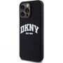 DKNY Arch Logo silikonový kryt s MagSafe pro iPhone 14 Pro Max - černý
