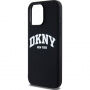 DKNY Arch Logo silikonový kryt s MagSafe pro iPhone 14 Pro Max - černý