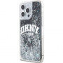 DKNY Liquid Glitter Arch Logo kryt pro iPhone 14 Pro Max - černý