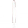 FIXED Pure Neck transparentní kryt se šňůrkou pro iPhone 11 - růžový