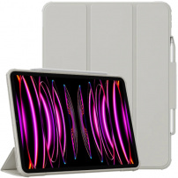 Spigen Air Skin Pro pouzdro se zesílenými rohy pro iPad Pro 11" (2018-2022) - šedé