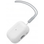 Spigen Silicone Fit silikonový obal s poutkem pro AirPods Pro 2 - bílý