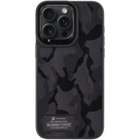 Tactical Camo Troop kryt s maskáčovým vzorem pro iPhone 15 Pro Max - černý