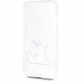 Karl Lagerfeld Fun Choupette No Rope Hard Case kryt pro iPhone XS Max - čirý