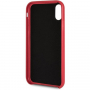 Guess PU Leather Case Triangle kryt pro iPhone XR - červený