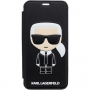 Karl Lagerfeld Ikonik Book pouzdro pro iPhone X / XS - černé