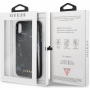 Guess Marble TPU pouzdro pro iPhone X / XS - černé