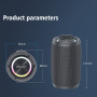 ZEALOT S49 bezdrátový Bluetooth reproduktor s podsvícením - černý 