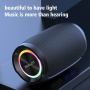 ZEALOT S49 bezdrátový Bluetooth reproduktor s podsvícením - černý 
