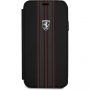 Ferrari Off Track Logo Book pouzdro pro iPhone X / XS - černá