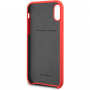 Ferrari SF silikonové pouzdro pro iPhone X / XS - červená