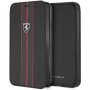 Ferrari Off Track Logo Book case pouzdro pro iPhone XR - černá