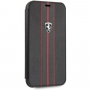 Ferrari Off Track Logo Book case pouzdro pro iPhone XR - černá