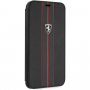 Ferrari Off Track Logo Book case pouzdro pro iPhone XS Max - černá
