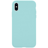 Tactical Velvet Smoothie silikonový kryt pro iPhone X / XS - azurový