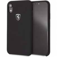 Ferrari Off Track Silicone case kryt pro iPhone XR - černá